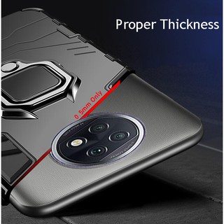 Xiaomi Redmi Note 9T 5G PC cứng linh hoạt TPU Slim Matte Case Hybrid Armor Bảo vệ mặt sau