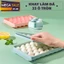 Khay làm đá viên làm thạch rau câu chống dính 33-36 ô( màu ngâu nhiên)