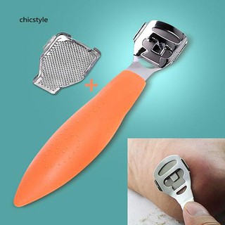CCS _ Dụng cụ mỹ phẩm Dụng cụ làm móng chân ngô Dụng cụ tẩy vết chai với 10 lưỡi dao