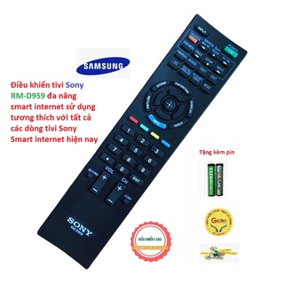 Điều khiển tivi SONY đa năng RM-D959 smart internet dùng được cho  tất cả các dòng tivi Sony smart internet hiện nay