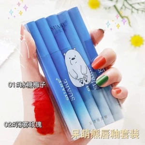 set 5 son kem lì Suake gấu