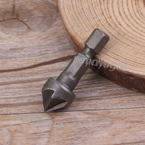 6 Flute Countersink Drill Bit 90 Degree Point Angle Chamfer Cutting Woodworking