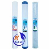 Bộ sản phẩm lõi lọc số 1 PP & lõi lọc số 2 UDF & lõi lọc số 3 CTO 20inch (trắng) - YMTBK1032