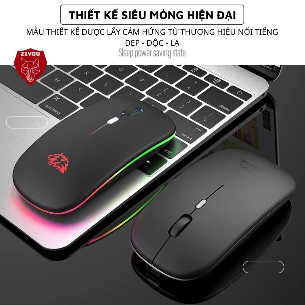 Chuột Không Dây Bluetooth X15 Sử Dụng Pin Sạc Lithium, Có Led RGB, Kết Nối Đa Năng Máy Tính, Laptop | BigBuy360 - bigbuy360.vn