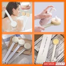 Bàn chải cọ và massage lưng Muji xuất Nhật