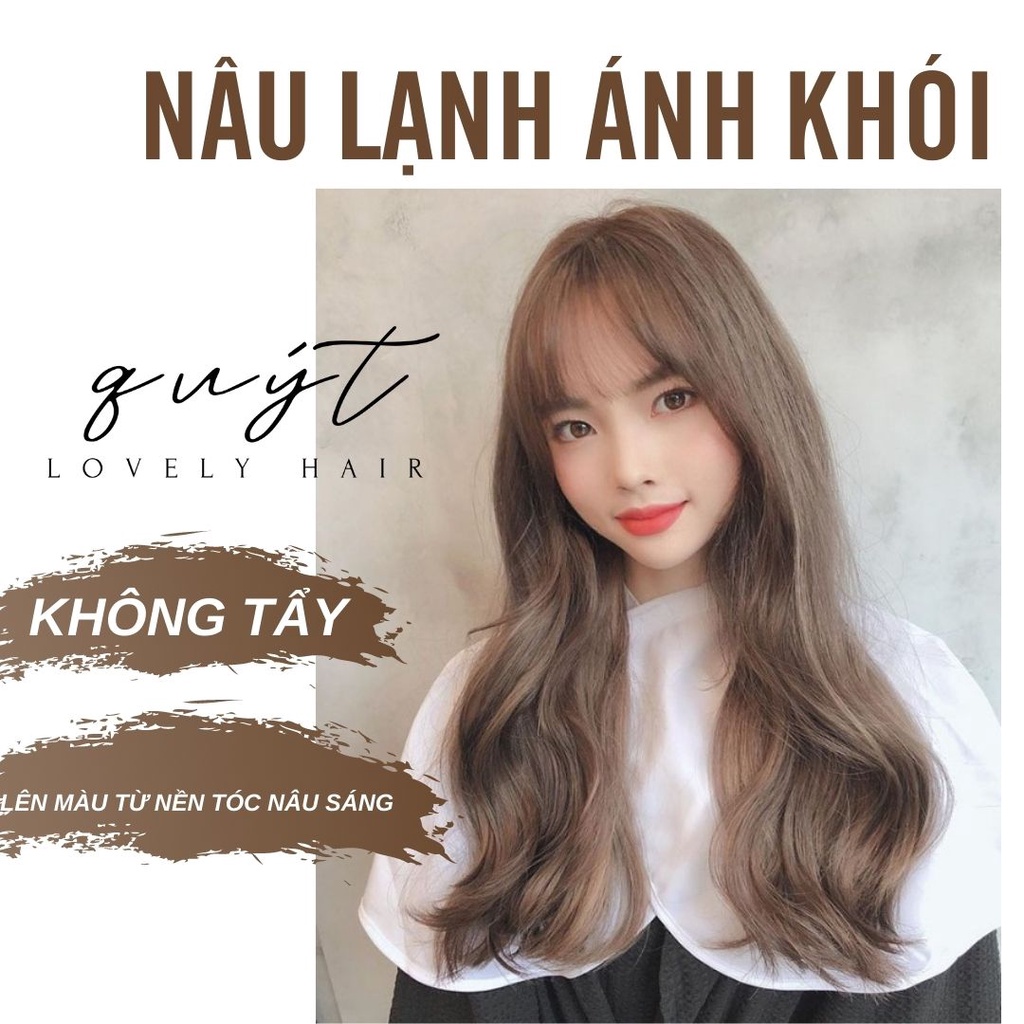 Nhuộm tóc nâu lạnh với sự kết hợp giữa màu nâu đậm và tông xám bạc sẽ giúp bạn trở nên nổi bật và cá tính hơn bao giờ hết. Đừng bỏ lỡ hình ảnh liên quan đến kiểu tóc này, vì chúng tôi tin rằng bạn sẽ không thể cưỡng lại được sức hút từ tóc nâu lạnh ánh khói này.