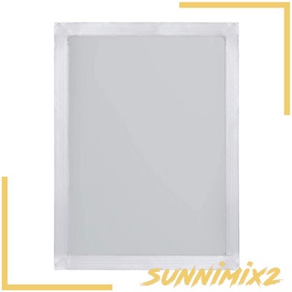 110 White Mesh Aluminum Silk Screen Printing Frame Print Kit DIY T-Shirt -  silver, 20x30cm 