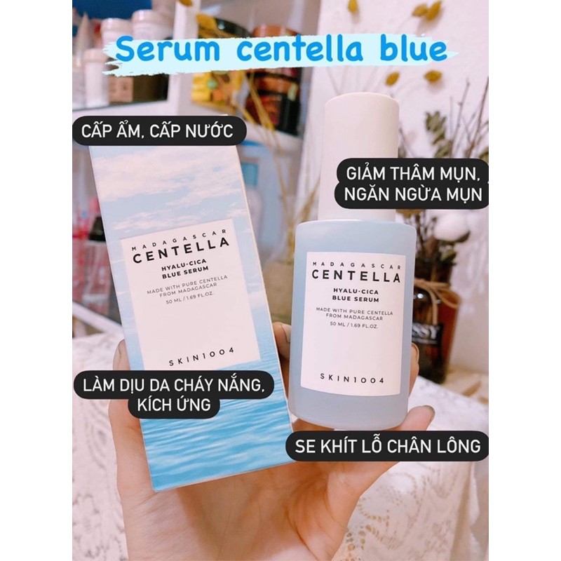 Tinh Chất Dưỡng Ẩm, Làm Sáng Da Skin1004 Madagasca Centella Hyalu-Cica Blue Serum 50ml