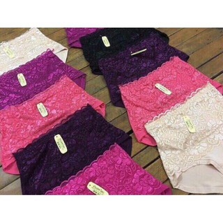 Set 5 Quần Lót Nữ Cỡ Đại(60-72kg) Cạp Cao Kèm Gen Bụng Ren Cotton Mềm Mại