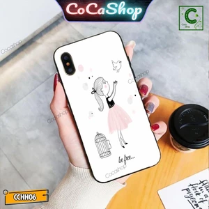 Ốp iphone in hình cực đẹp - Bé gái giấc mơ ngọt ngào - 6/6plus/6s/6splus/7/7plus/8/8plus/x/.....