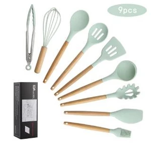 Bộ 9 / 11 Dụng Cụ Nấu Ăn Chất Liệu Silicone Cao Cấp-168-SPPL