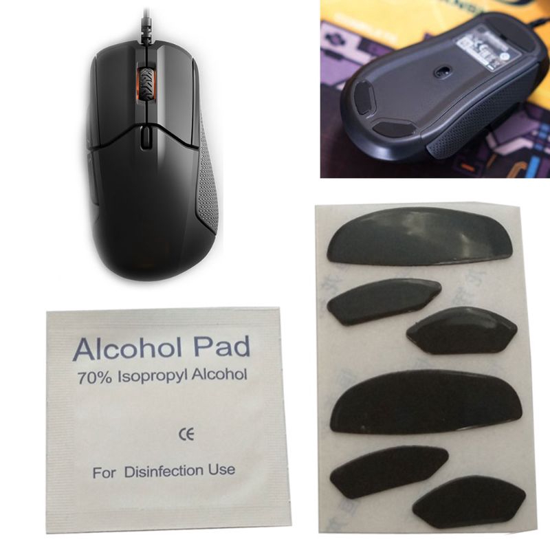 Bộ 2 miếng trượt dày 0.6mm gắn đáy chuột máy tính thay thế dành cho Rival 310