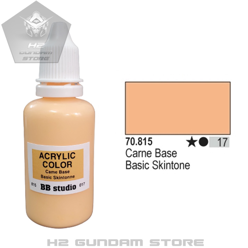 Sơn mô hình gốc Acrylic BB Studio mã 001 - 020 (Tone màu tương tự ...