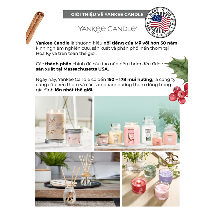 Ảnh Nến ly tròn sáp đậu nành Yankee Candle size L (567g) - BST mùi hương mới 1