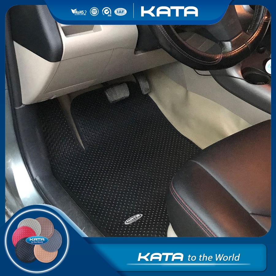 Thảm lót ô tô KATA cho xe Toyota RAV4 (2014 - 2017) - Khít với sàn, Chống trơn, Không mùi, Không ẩm mốc