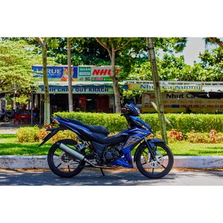 Tem Rời Dán Xe Winner V1 Mẫu Hayabusa Xanh Đen Cực Chất, Hàng 3 Lớp Chất Lượng Cao .Team Decal
