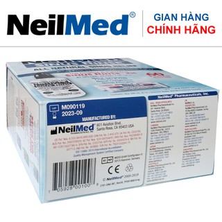 Bình (Bộ Dụng Cụ) Rửa Mũi NeilMed Sinus Rinse Kit 60 Sachets (1 bình + 60 gói muối)