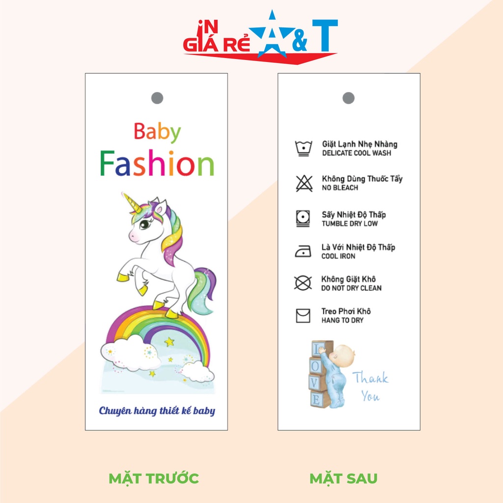 TAG, MAC, NHÃN TREO THỜI TRANG TRẺ EM GIÁ RẺ