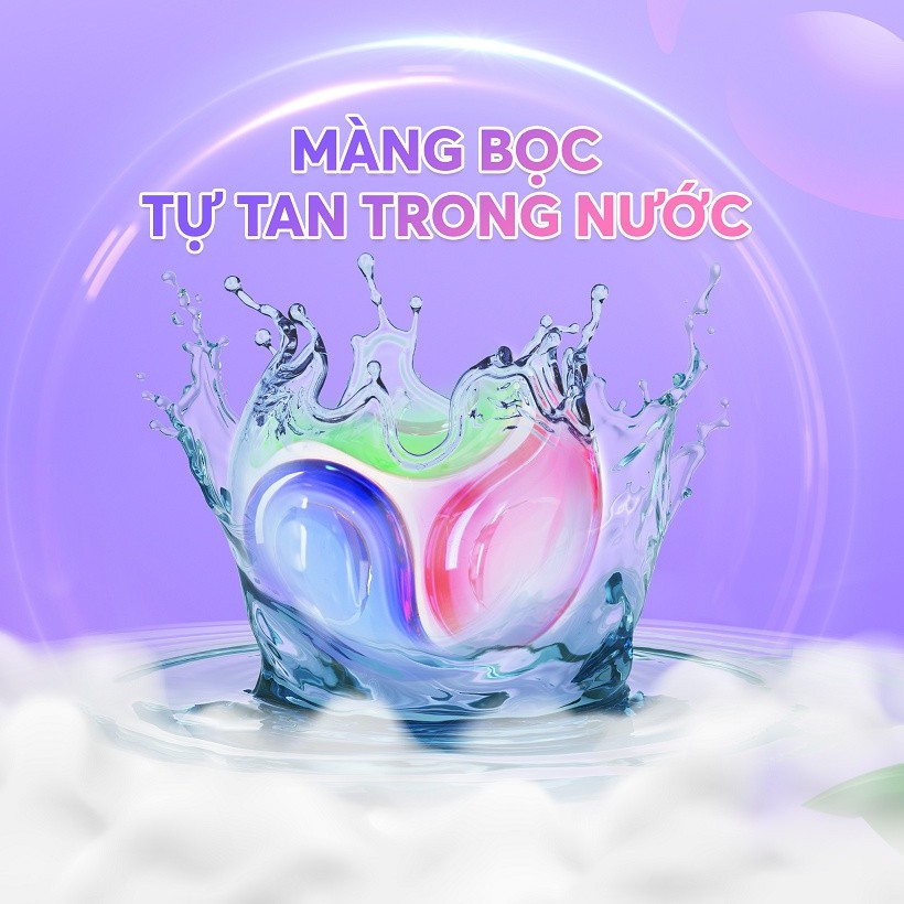 Ảnh Túi Viên Giặt Xả MaxKleen Hương Nước Hoa Huyền Diệu (34 viên/túi) 3