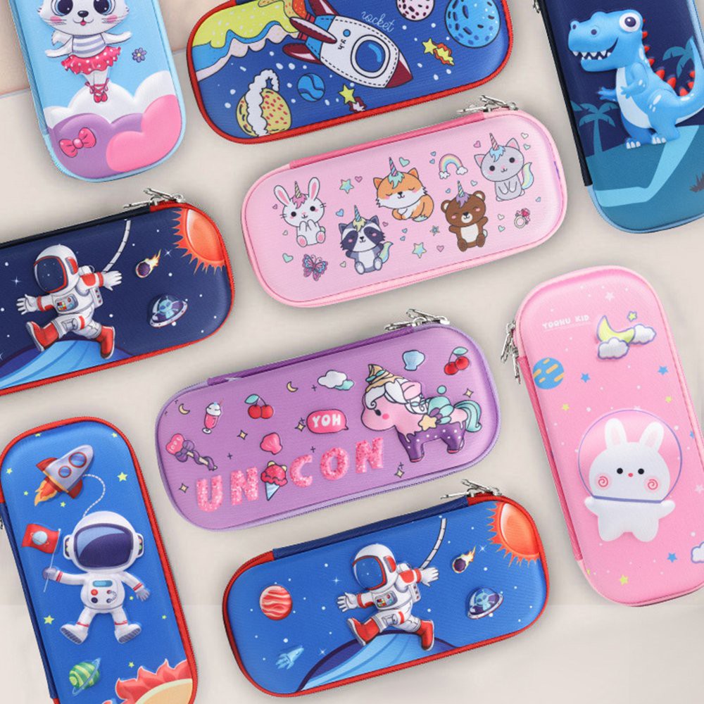 Hộp đựng bút 3D in nổi hình các con vật dễ thương đồ dùng học tập cho các bé | Shopee Việt Nam