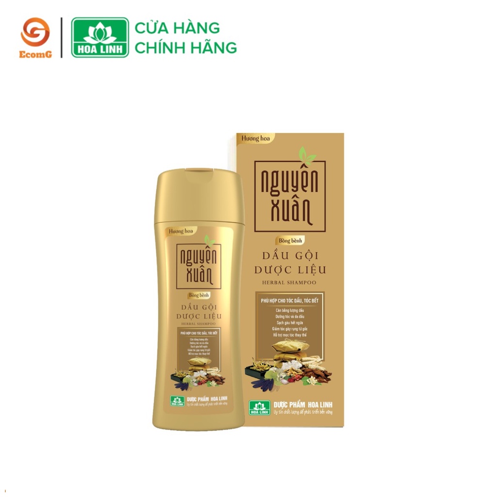 Ảnh Dầu gội dược liệu Nguyên Xuân vàng dành cho da dầu, dưỡng tóc chắc khỏe thơm ngát hương hoa 2