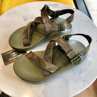 Dép Sandal Nam Chaco Rằn Ri Đế ThơmCao Cấp Mã D101