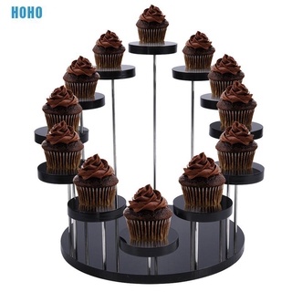 Giá đỡ chất liệu bằng nhựa acrylic dùng để đựng bánh cupcake tiện lợi