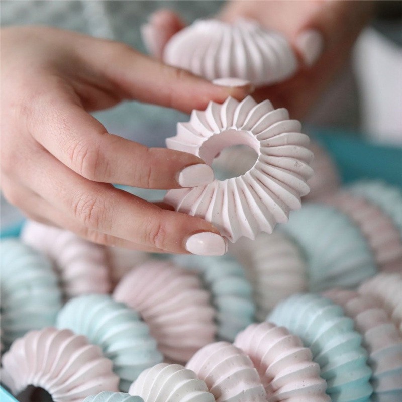 Romeo Thép Không Gỉ Vòng Bánh Quy Bóp Bánh Quy Romia Rỗng Meringue Trang Trí Vòi Phun Trang Trí Thiết Bị Trang Trí Vòi Phun