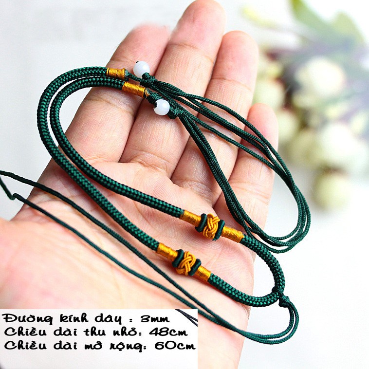 Dây Dù Đeo Cổ Đeo Các Loại Mặt Có Nút Thắt SỈ LẺ-ĐỦ CÁC MÀU
