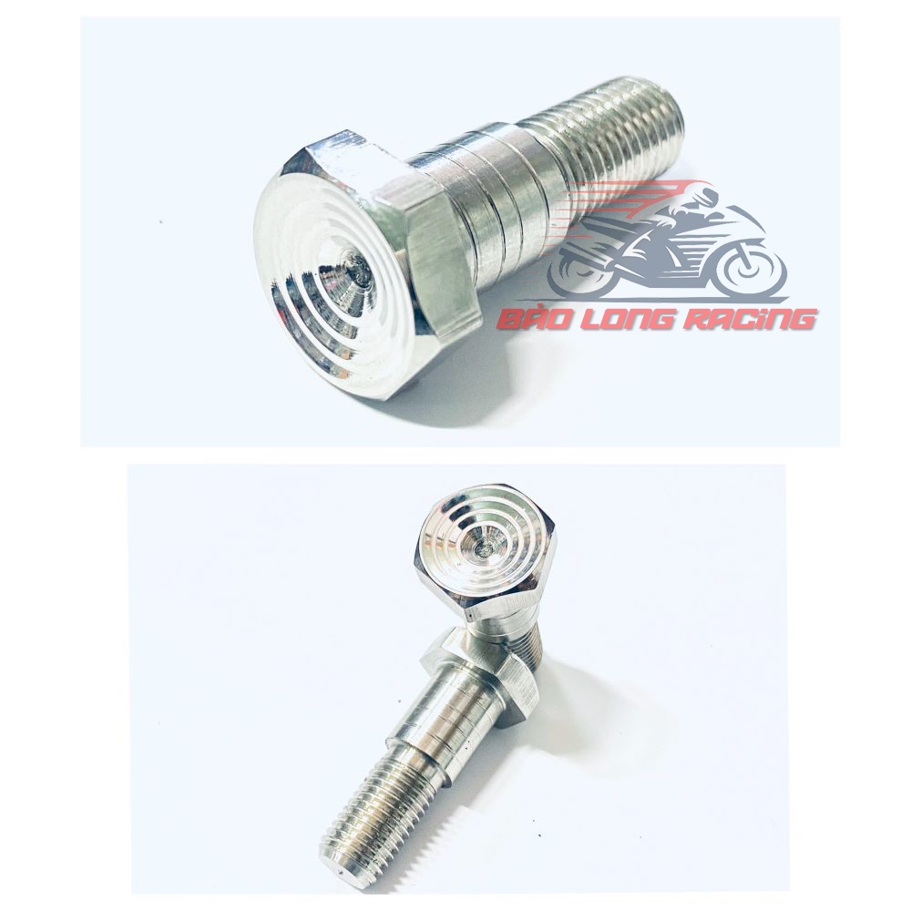 Ốc chân chống nghiêng Inox 304 gắn xe máy mẫu Thái CNC Salaya