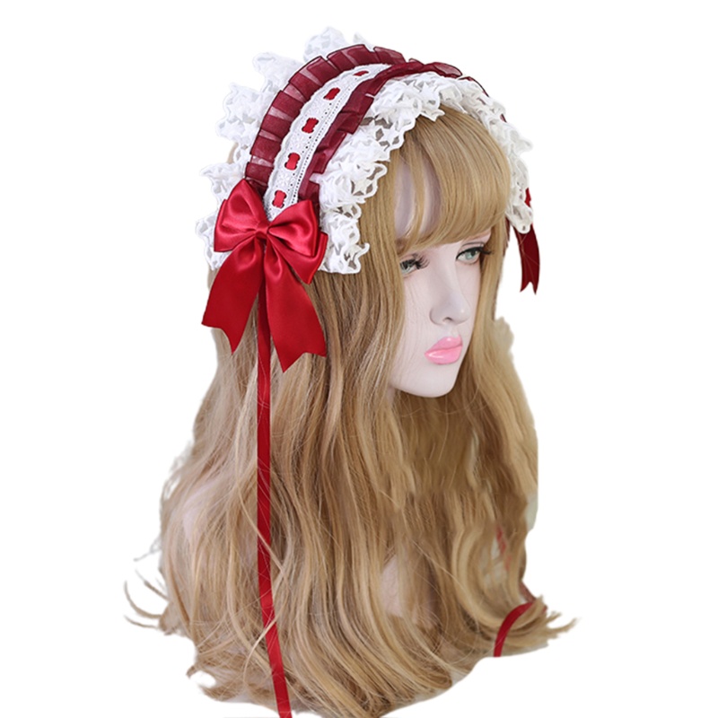 Băng Đô Hình Ngôi Sao Phối Ren Phong Cách Gothic Lolita 1