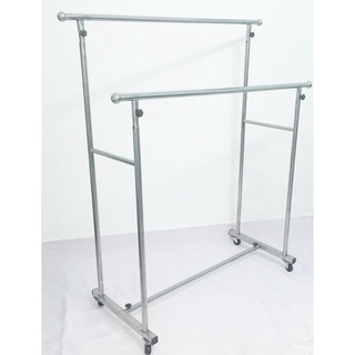 Sào Phơi Đồ Đôi 2 Tầng Inox Không Bánh Xe, Tháo Lắp Dễ Dàng | Shopee Việt  Nam