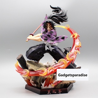 26CM Anime Demon Slayer Kimetsu No Yaiba GK Kokushibo PVC Nhân Vật Hành Động