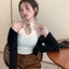 FREESHIP SET ÁO CADIGAN CTOTOP LEN TĂM BUỘC CỔ SEXY
