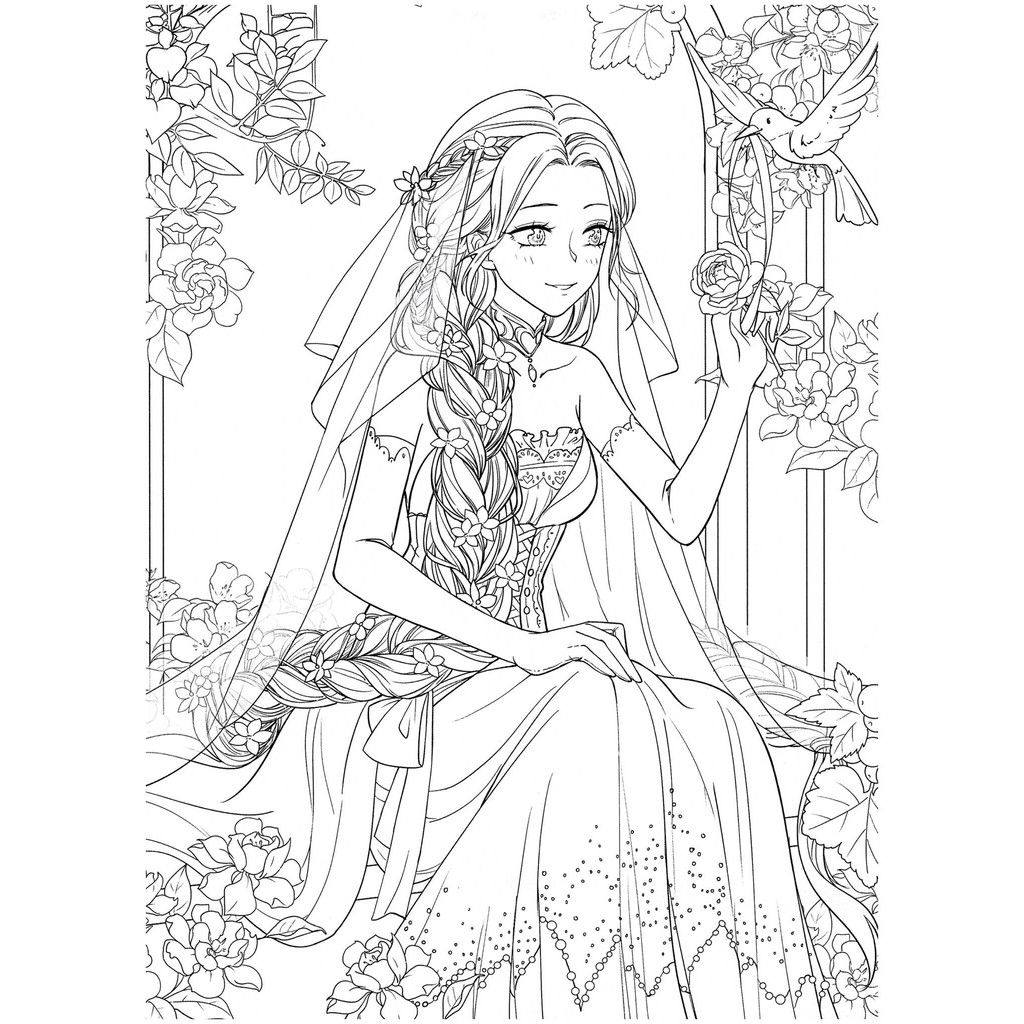 Thưởng thức nghệ thuật tô màu Anime - Lineart với những đường nét sắc sảo, tinh tế và đầy tính thẩm mỹ. Chỉ cần sáng tạo và một chút màu sắc, bạn có thể tạo ra những tác phẩm tranh tuyệt đẹp, đầy chất thơ.