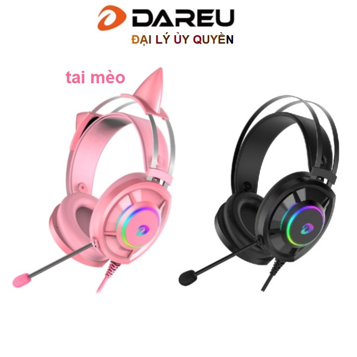 Tai nghe Gaming Dareu EH469 Queen 7.1 RGB Led …