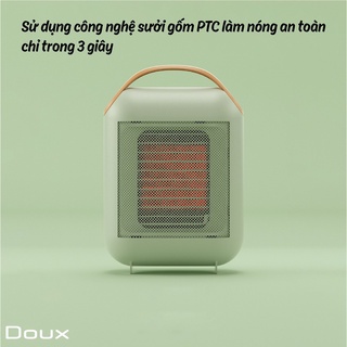 Máy sưởi gốm Doux DX-1333 công nghệ mới tiết kiệm điện năng, an toàn tiện lợi | Minizon Kids