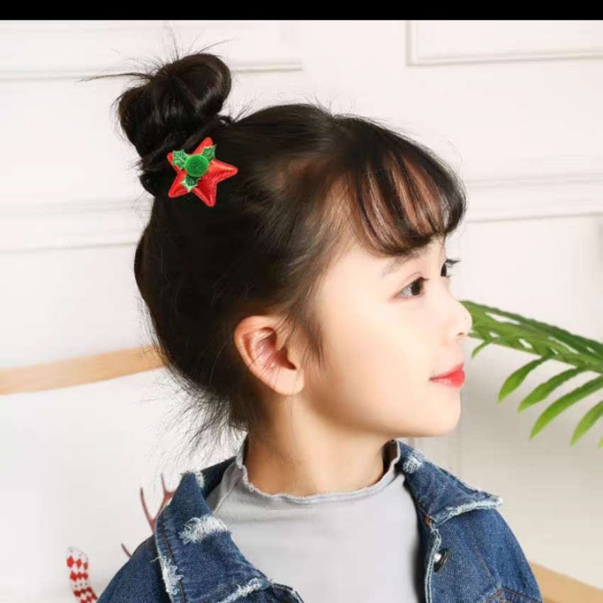 Set 5 kẹp tóc giáng sinh cho bé siêu xinh (NOEL)