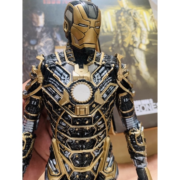 Rẻ] Mô Hình Iron Man Mk 41 Bone Đỏ, Bone Đen Chính Hãng Crazy Toys -  Avengers | Shopee Việt Nam