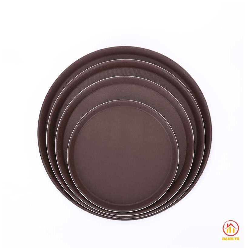 Khay phục vụ tròn dày cao cấp chống trượt phục vụ, quán bar,cafe nhà hàng