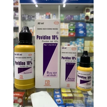 [Chính Hãng] Dung Dịch Sát Khuẩn Povidine 10% Vệ Sinh Vết Thương Chai 20ml, 90ml