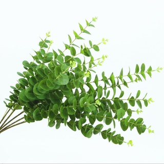 Lá giả - lá táo 3d cành 87cm 3 nhánh nhiều màu sắc trang trí nhà cửa,  cắm điểm lọ hoa