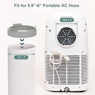 Giao diện ống xả RISEDOT Điều hòa di động Bộ chuyển đổi phụ kiện hình tròn / vuông
