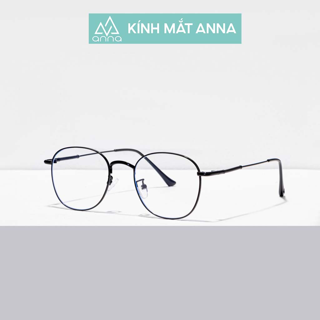 Gọng kính mắt thời trang nữ ANNA thiết kế dáng tròn với chất liệu kim loại 250KL036