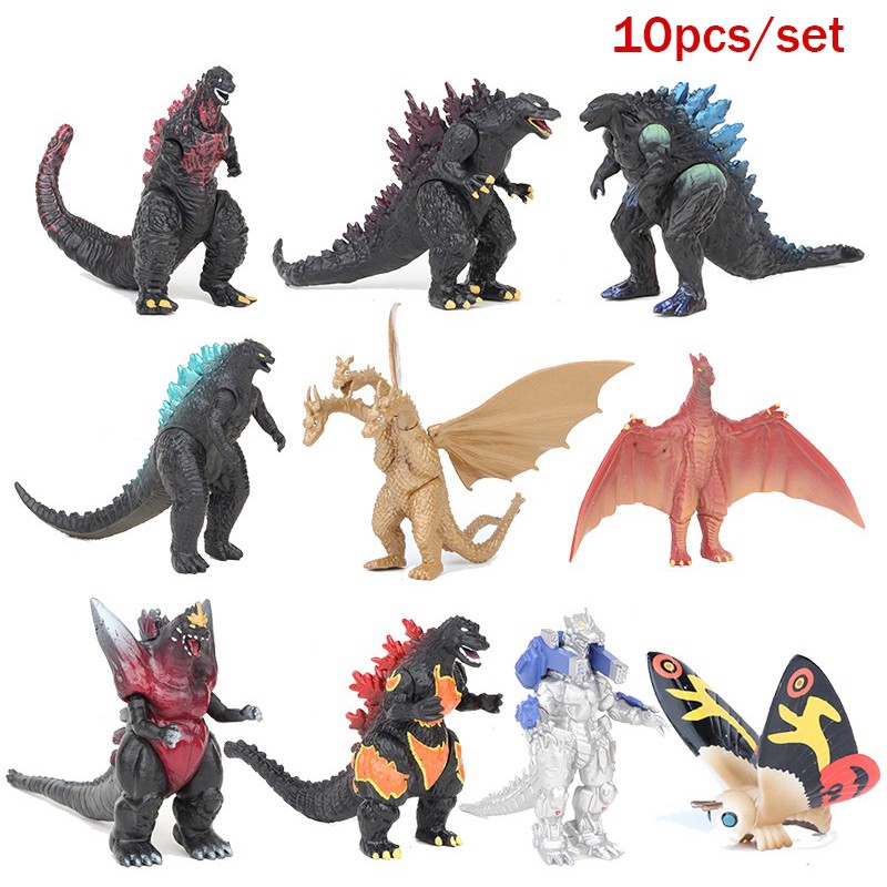 Set 10 Mô Hình Đồ Chơi Quái Vật Godzilla