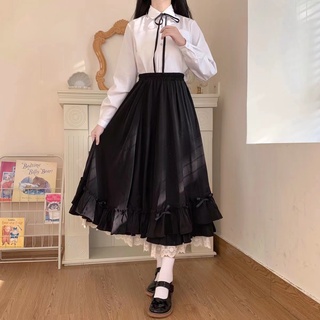 Chân Váy chiffon Dài Lưng Thun Phong Cách Hàn Quốc Thanh Lịch Dành Cho Nữ