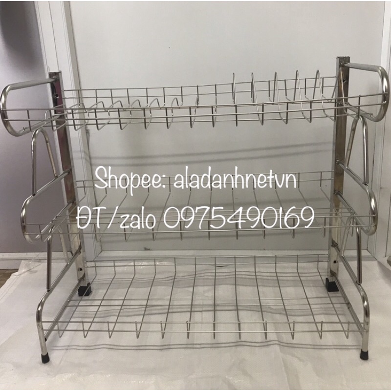 Trạn bát treo tường inox 2 tầng, 3 tầng, giá úp bát treo tường,biV [GIÁ SỈ]