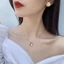 Bông tai titan nữ không gỉ hình hoa cúc nhí dễ thương thời trang trẻ trung