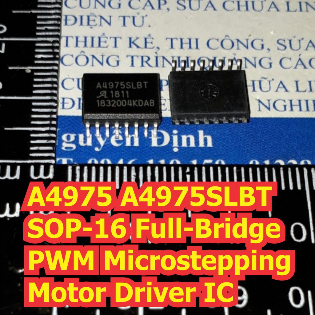 A4975 A4975SLBTR-T A4975SLBT 4975 SOP-16 Full-Bridge PWM Microstepping ...