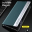 Dành Cho Samsung Galaxy M23 M33 M53 M31 M21 M30S A26 A16 5G Mạ Da Lật Vỏ Điện Thoại Giá Đỡ Vỏ Chống Sốc Bảo Vệ Đứng Ốp Lưng